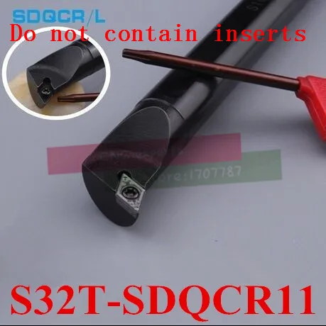 S32T-SDQCR11, 107.5 градусов внутреннего точения инструмент, токарный инструмент сверлильный стержень, токарный инструмент с ЧПУ, токарный станок S32T-SDQCR11, 107.5 градусов внутреннего точения инструмент, токарный инструмент сверлильный стержень, токарный инструмент с ЧПУ, токарный станок