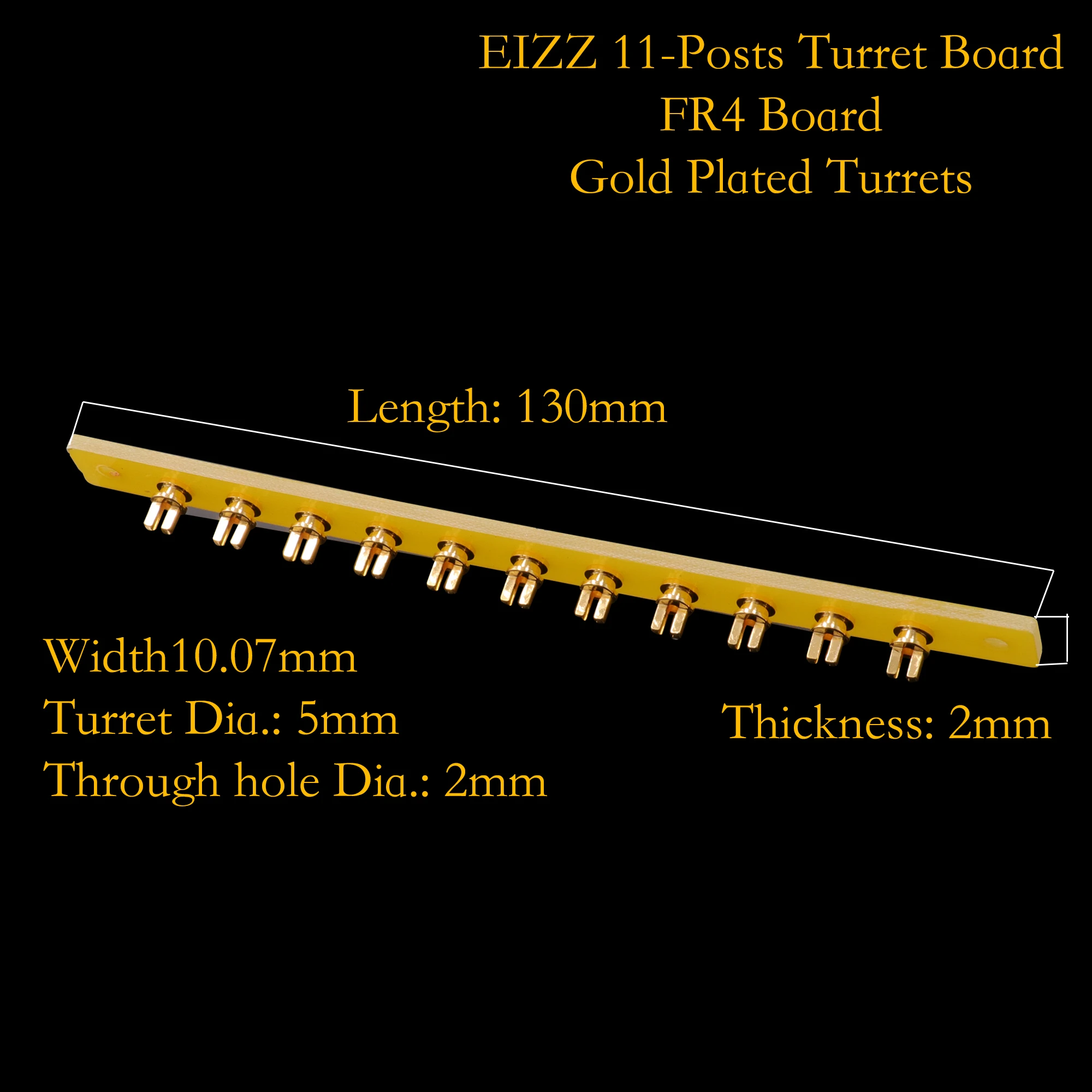 EIZZ High End FR4 Turret Board Tag Strip Terminal Lug Board For Vintage Hifi Tube Amplifier Guitar AMP DIY Project