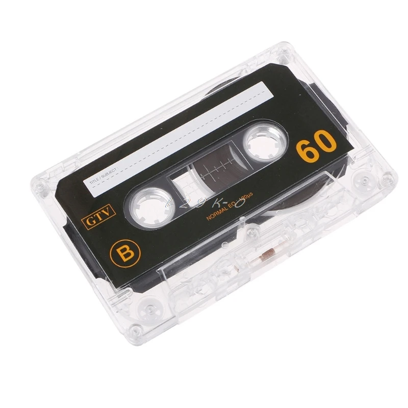 Standard Cassette Blank Tape Empty 60 Minutes Audio Recording For Speech Music Player