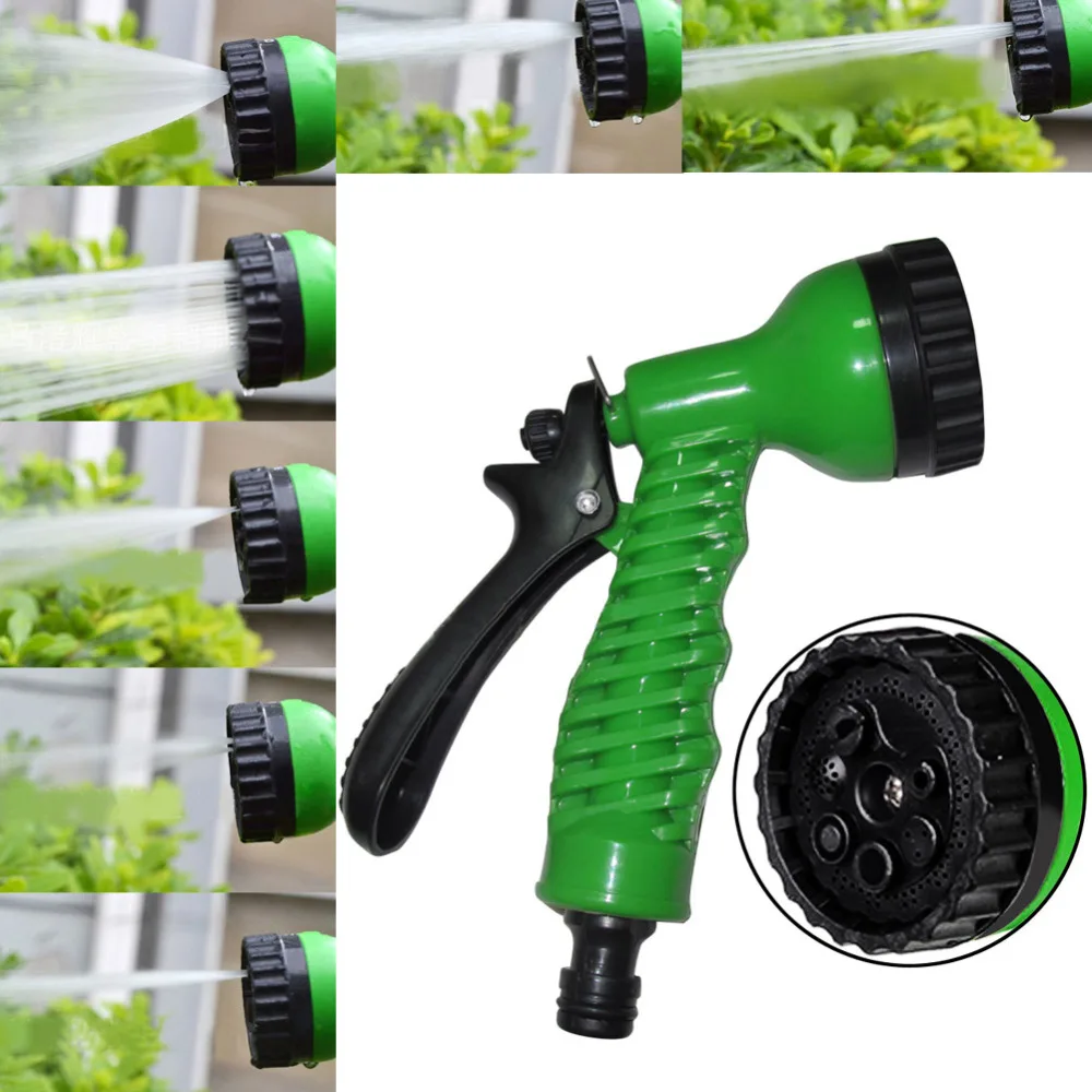 Water Gun Sprayer 7รูปแบบหัวฉีดน้ำล้างรถแบบใช้มือถือแรงดันสูงทำความสะอาดรดน้ำสนามหญ้าหัวฉีดสายยาง