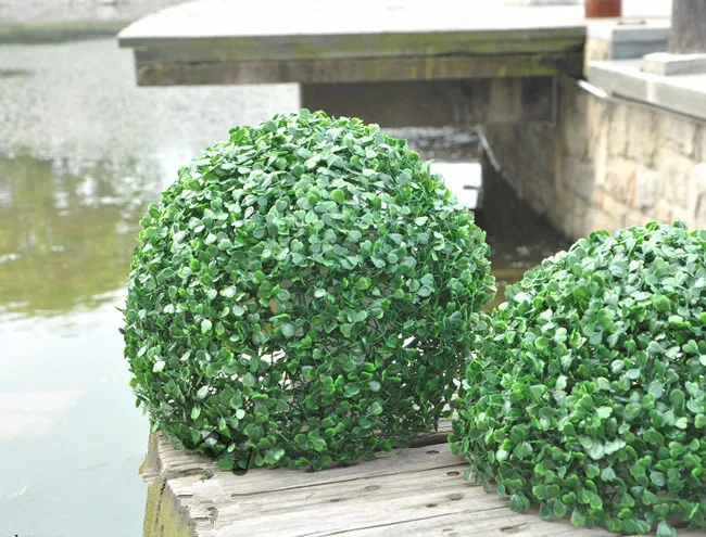 Milano simulazione erba erba sfera di plastica fiori fiori artificiali di simulazione fiore all &#39;ingrosso milano erba erba palla artifici