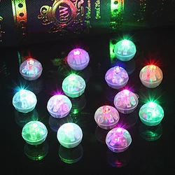 20pcs Party Mini Round led light for lamps balloon lights eid ramadan birthday Wedding christmas halloween party decorations