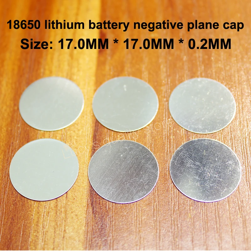 100pcs/lot 18650 Lithium Battery Spot Welding Film Cathode Anode Cap Pad Plate Special Accessories