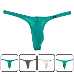 hot Bikini 2019 Men's Sexy Thongs Jockstrap Smooth Fabrics Grasp bulge Pouch Gay Sexy Men Underwear Thong G String For Gay