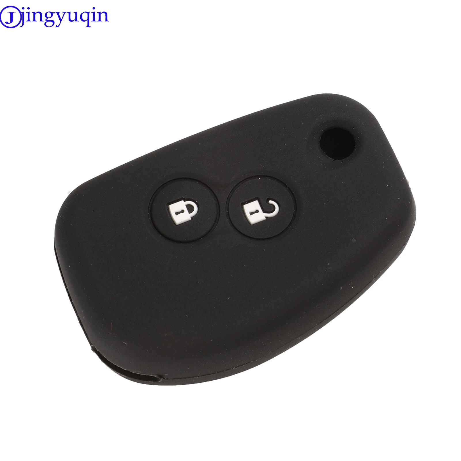 jingyuqin 2B Remote Key Silicone Cover Case for Renault Dacia Modus Logan Clio 2B Folding Flid