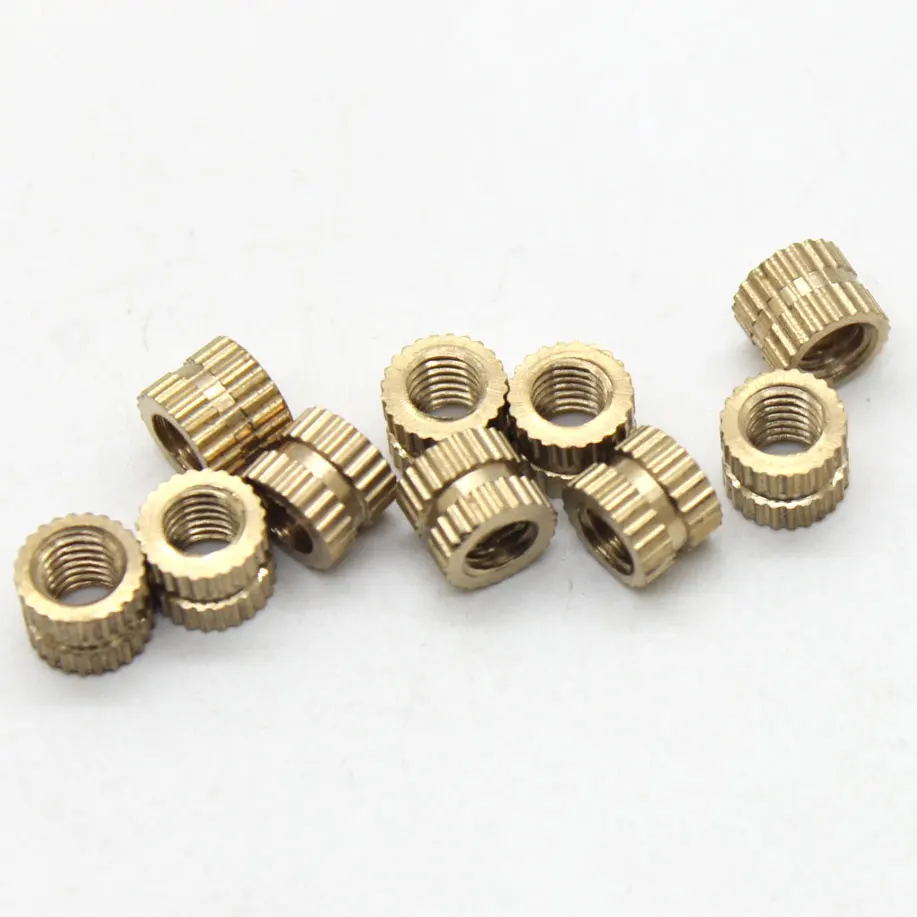 20pcs M5*4/5/6/8/10-7mm Injection nut copper insert knurled nut copper knurling tool