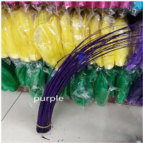 Wholesale 50pcs/Lot 40-50cm Selected Top Quality Ostrich Feather Hard Rod Headwear Accessories Quill Spines for DIY Millinery