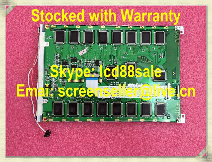 Melhor preço e qualidade produto original visual 5482 display lcd industrial