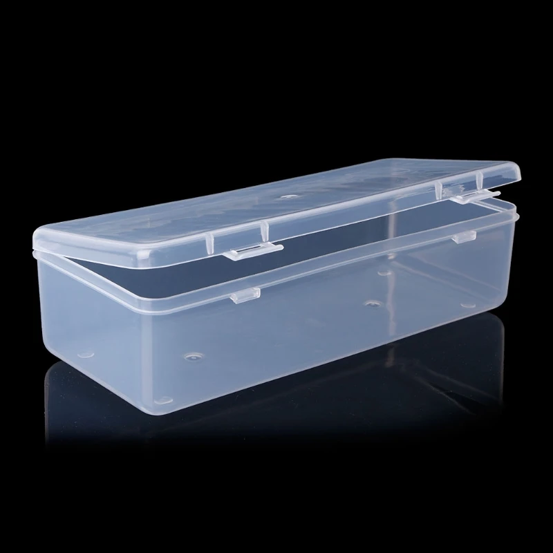 Rectangle Plastic Storage Case Collection Box Jewelry Beads Container Business Cards Box Hardware Tools Accessories Organizer