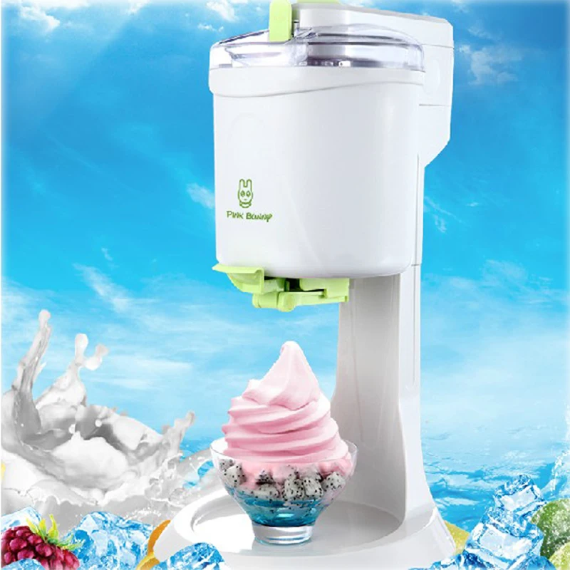 Household DIY Ice Maker Cream Machine Automatic 1L Hard Cone Ice Cream Maker Large Capacity Fruit Ice Cream Maker