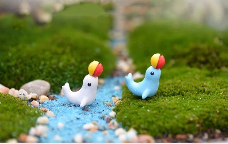 Micro Landscape Mini Animals House Miniature Fairy Garden Miniaturas Micro Moss Landscape Diy Terrarium Accessories Figurines