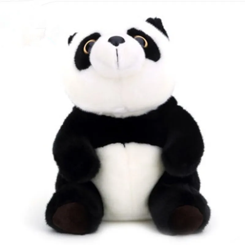 

Dorimytrader Simulation Panda Doll Plush Toy King Panda Ragdoll Pillow Children Birthday Gift Deco 45cm DY50564