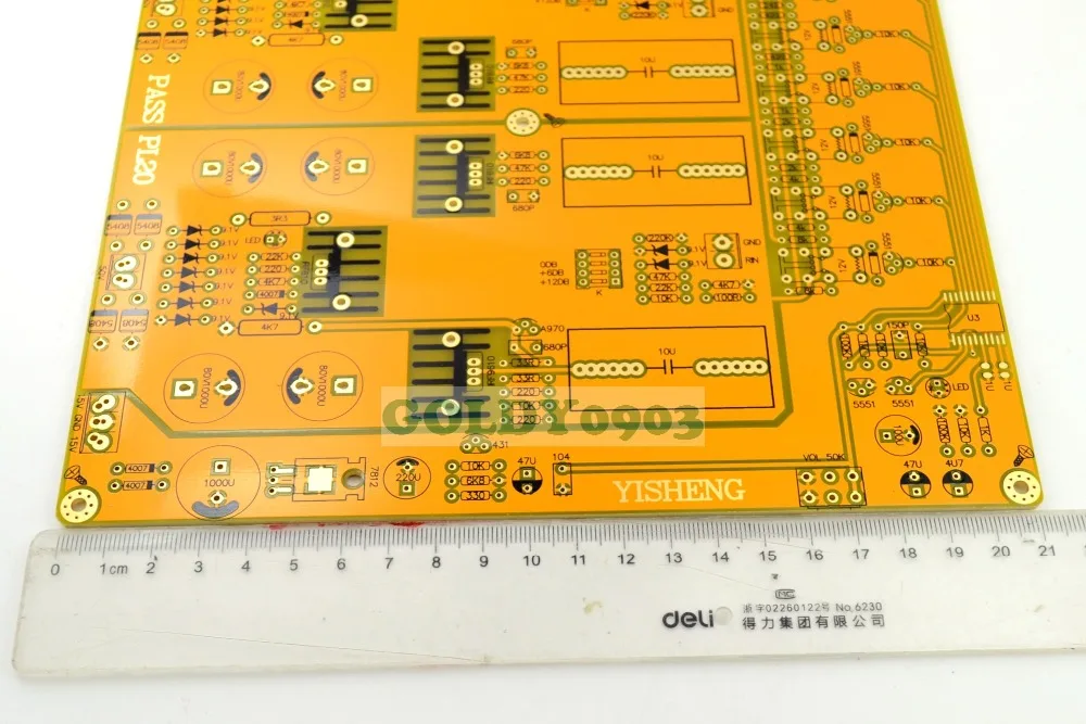 ฐาน PCB Board สำหรับ Dual Channel Class A PASS PL20 Hifi เครื่องขยายเสียง