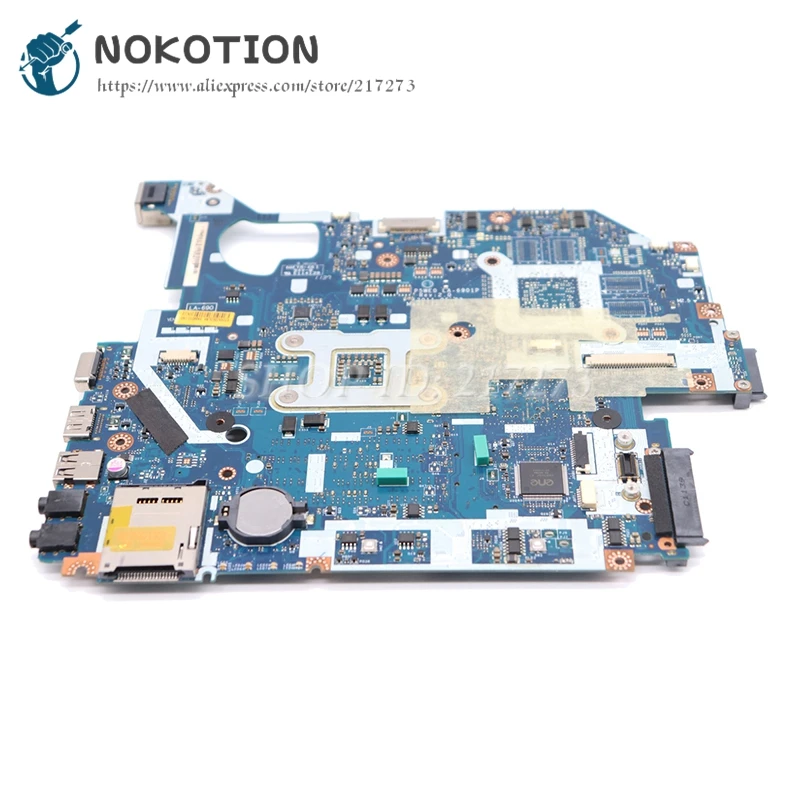 NOKOTION For Acer aspire 5750 5750G Laptop Motherboard P5WE0 LA-6901P MBR9702003 MB.R9702.003 HM65 UMA MAIN BOARD DDR3 +Free CPU