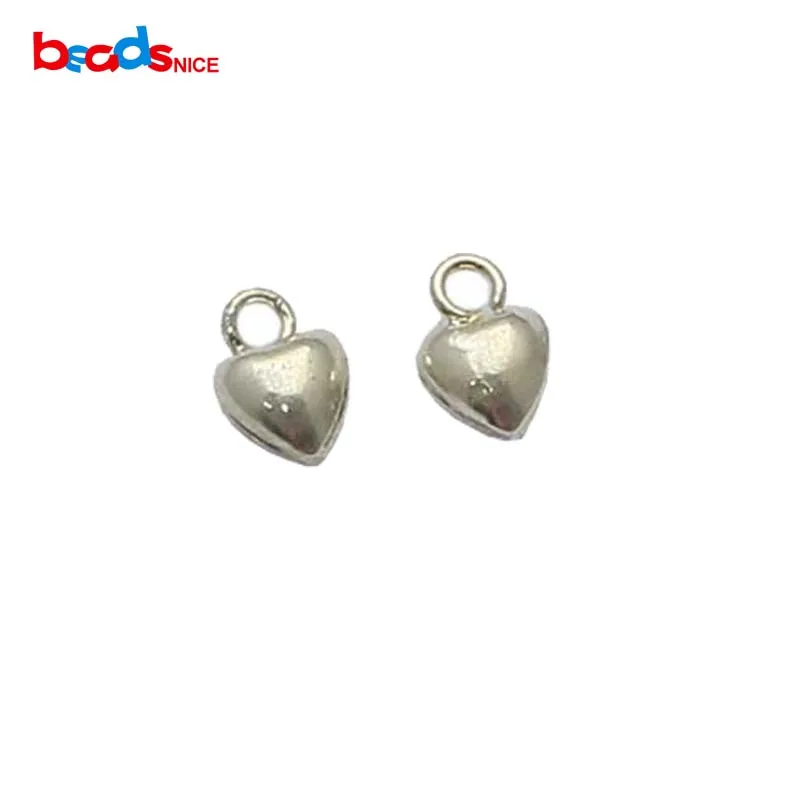 

Beadsnice 925 sterling silver Heart Pendant Bails Charms Necklace Connector Jewelry Making Findings ID37435/37439