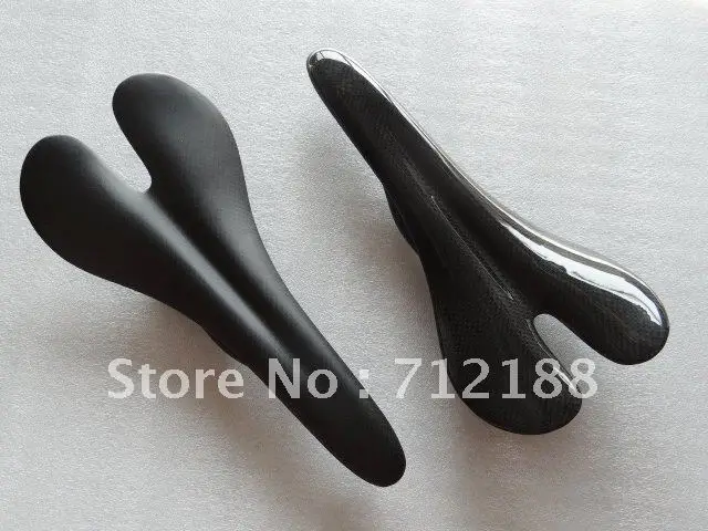 Brand New Full Carbon 3K MTB Road Bike Bicycle Seat Saddle For Bike 100~110g - Matt , glossy saddle