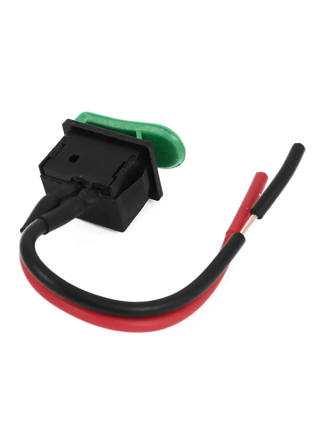 Uxcell SPST Motorcycle Horn Switch DC 12V Green Horn Momentary Button Wired Switch for Motorcycle Handlebar Controller Switch