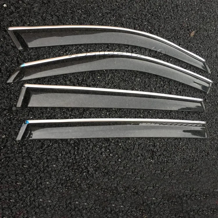 High Quality Window Visor Vent Sun Rain Deflector Guard 4pcs For Skoda Kodiaq 2017-2022