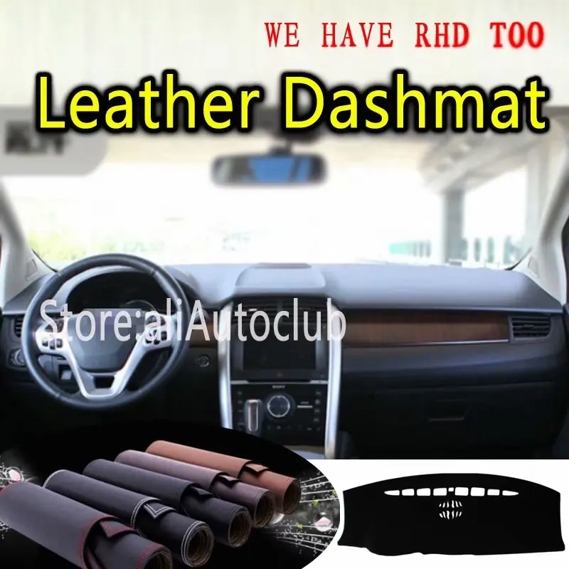 

For Ford Edge 2007 2008 2009 2010 2011 2012 2013 2014 Leather Dashmat Dashboard Cover Dash Mat Carpet Custom Car Styling LHD+RHD