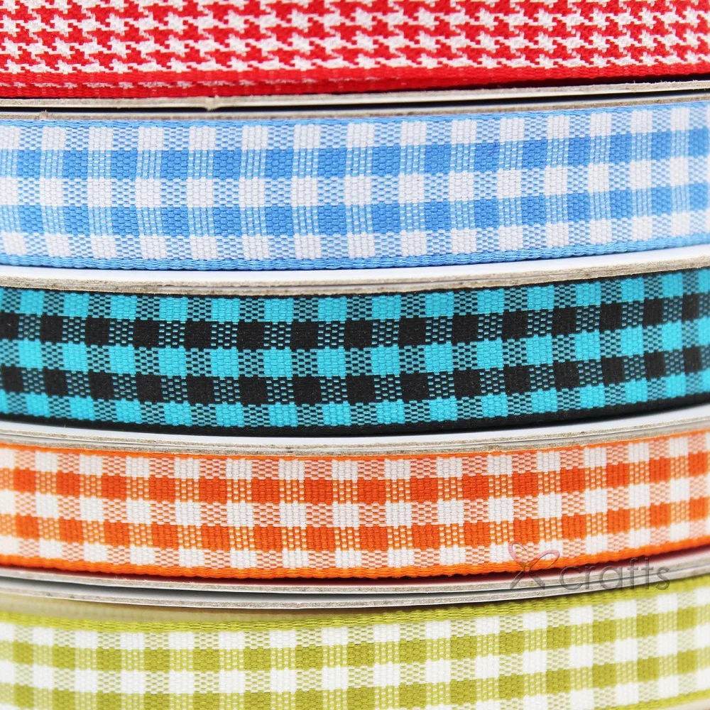 Gingham Ribbon 6 MM 3/8