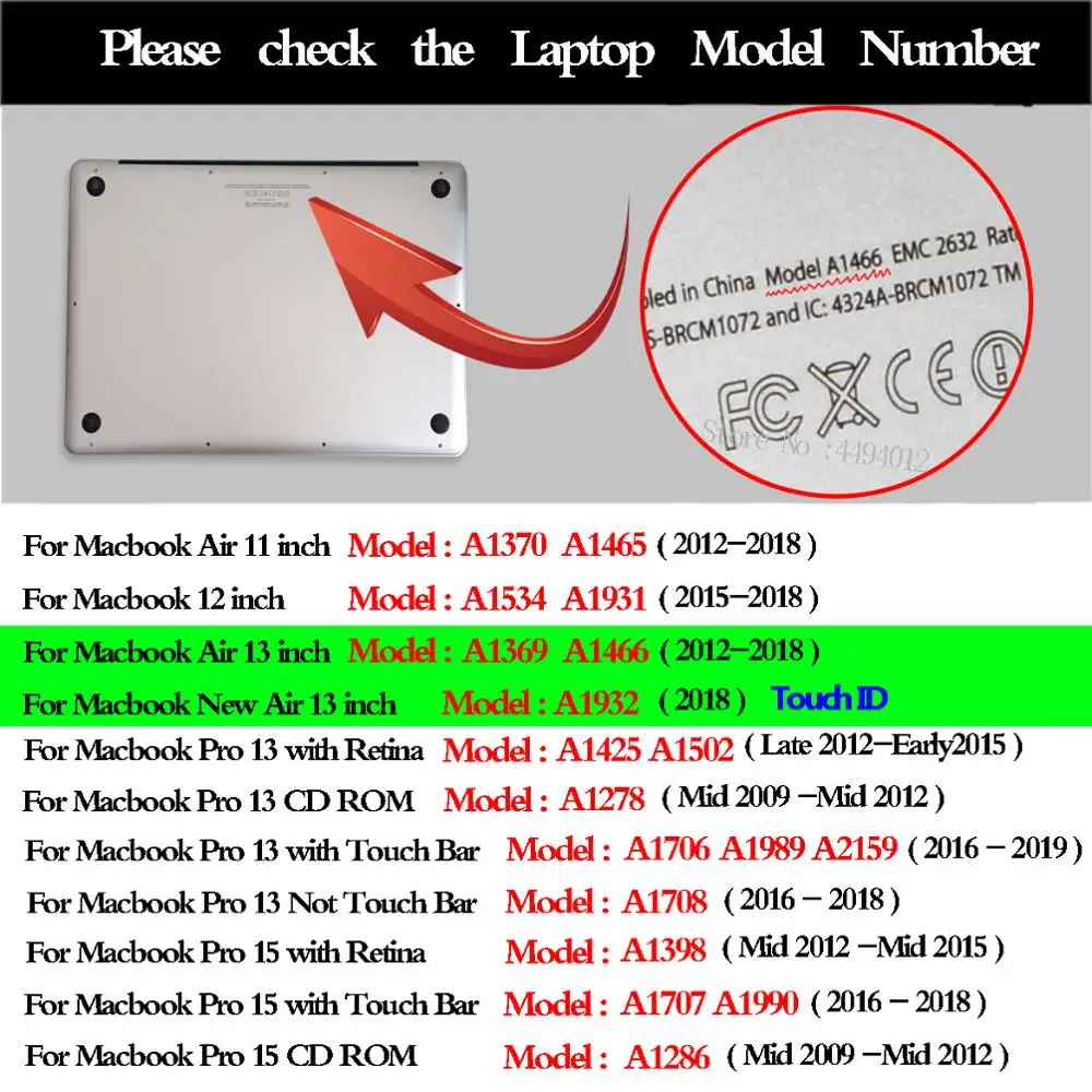 Casing Laptop Keras Kristal untuk APPle MacBook Air 13.3 Retina Pro 13 Inci 2016 dengan Sampul Bar Sentuh 2018 untuk Pro Air 13 A1932 Baru