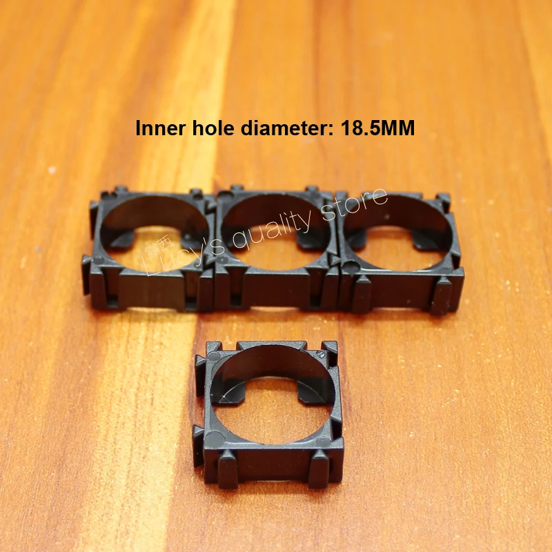 10pcs 18500 18650 Lithium Battery Combination Holder Combination Snap ABS Flame Retardant Universal Combination Mounting Bracket