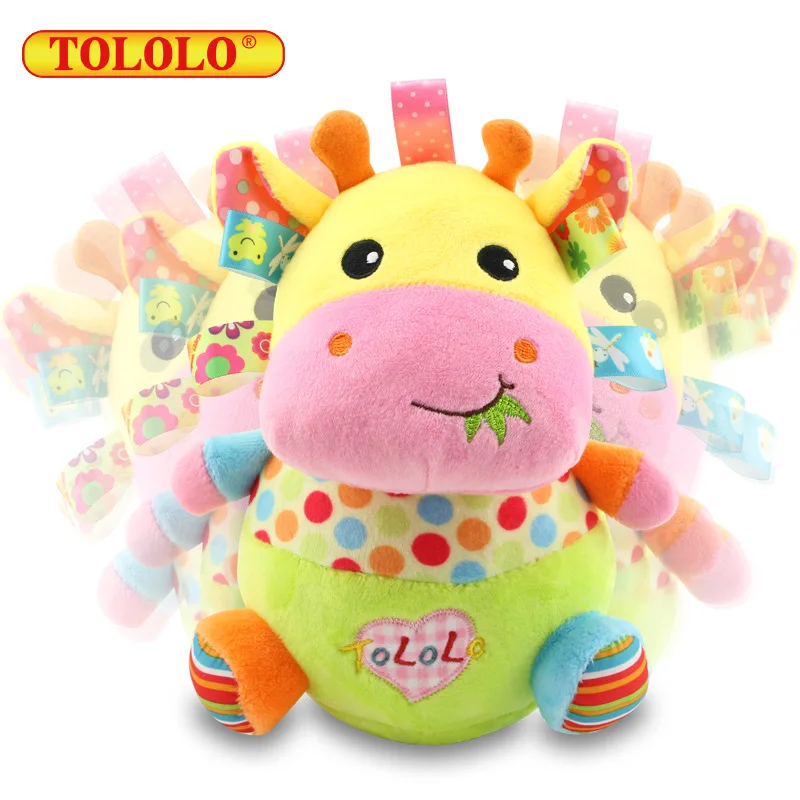 NEW 4 types Animal Tumbler Doll Roly-poly Baby Toys Newborns Sweet Bell Music Roly-poly Learning Education Toys Gifts