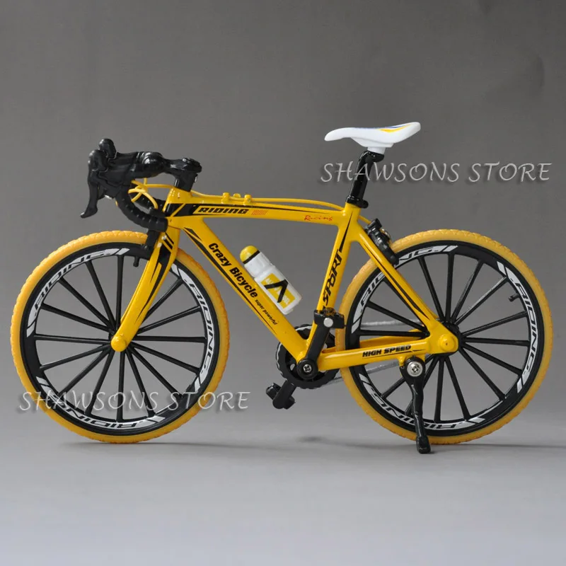 1:10 Scale Diecast Metal Bicycle Model Toys Racing Cycle Cross Road Bike Miniature Replica Collection