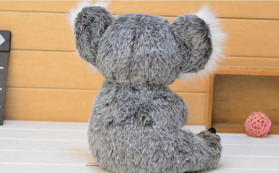 lovely cartoon koala plush toy 28cm gray sitting koala soft doll pillow toy birthday gift b2100