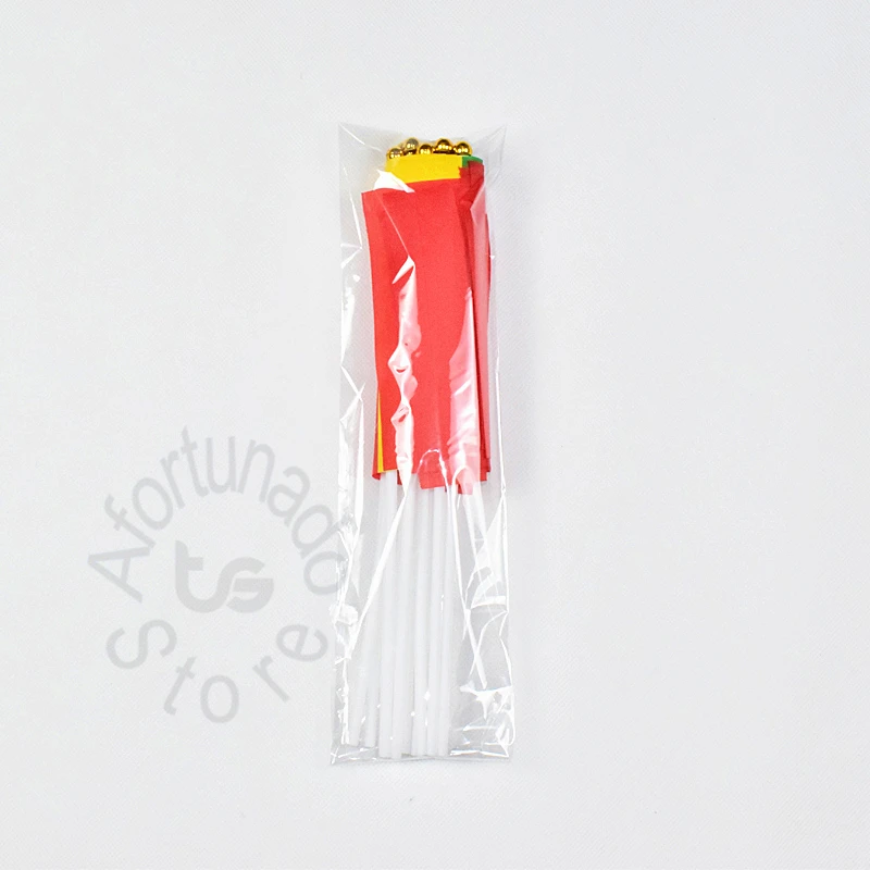 Mali 14*21cm 10pieces Banner Hand waving Flag Mali National Flag for meet,Parade,party.Hanging,decoration