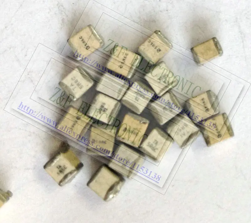 Multilayer ceramic High-Q Capacitor 100B5R6CT500XT 1210Size 5.6pF 500V TA5R6C D5R6 a5R6B / 6.2pF 500V a6R2C TA6R2B , 20pcs/lot