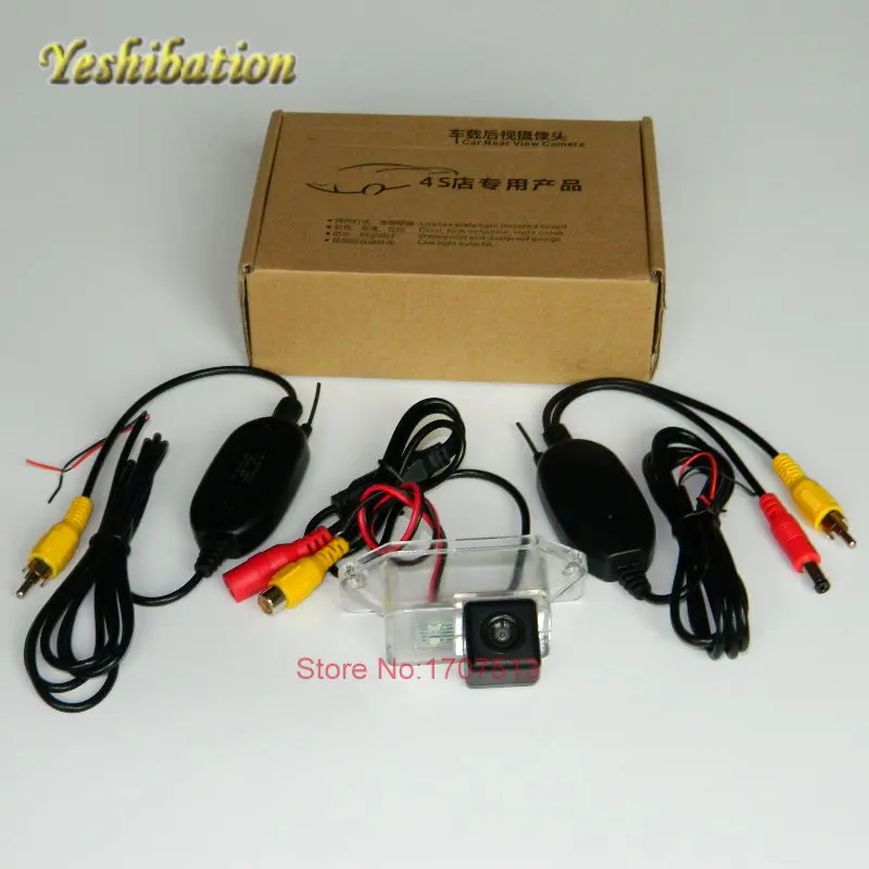 

Yeshibation 2.4G Wireless transmitter receiver kit For Mitsubishi Lancer Fortis/iO/GT Parking Car Wireless rear camera