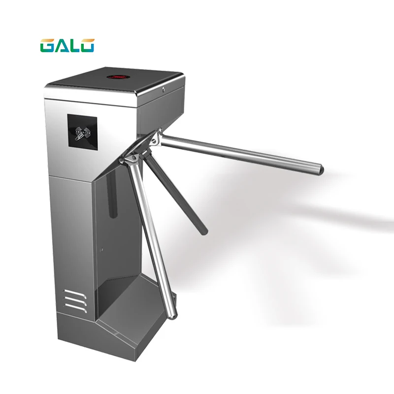 Vertical Waist High Tripod Turnstile /Construction engineer management Access control systemTurnstile Atuo Gate