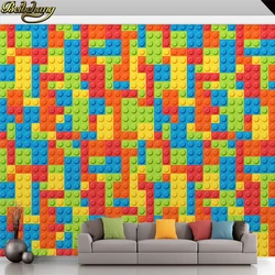 beibehang Custom Photo Wallpaper for living room 3D Lego Bricks Kids Room Bedroom Toy Baby Room photo Mural Wall paper flooring