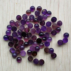 Wholesale 50pcs/lot 2018 fashion high quality natural stone round CAB CABOCHON 6mm beads for jewelry Accessories making free