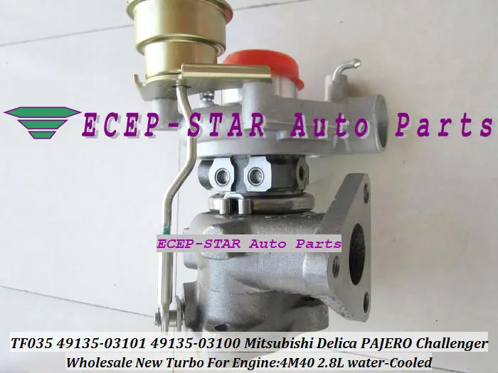 Water cooled Turbo TF035 49135-03101 49135-03100 ME201677 Turbine Turbocharger For Mitsubishi Delica PAJERO Challenger 4M40 2.8L