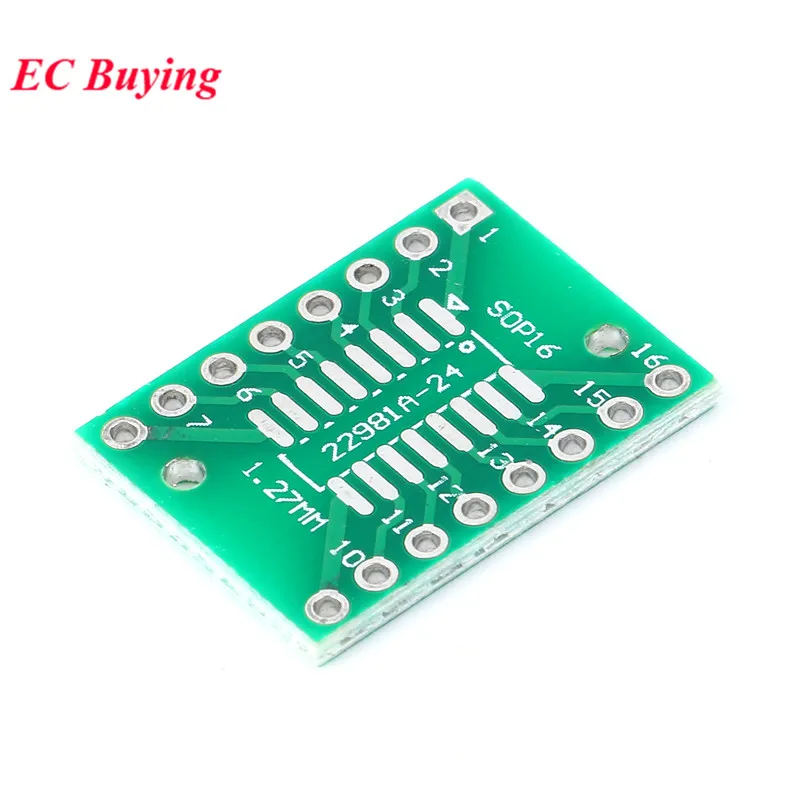 35pcs/lot PCB Board Kit SMD Turn To DIP Adapter Converter Plate SOP MSOP SSOP TSSOP SOT23 8 10 14 16 20 24 28 SMT To DIP