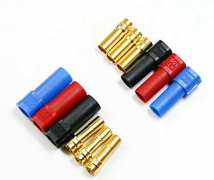 3 colors / Lot AMASS XT150 Large Current Motor Connector Plug, Male / Female Banana Bullet for RC Model Drones