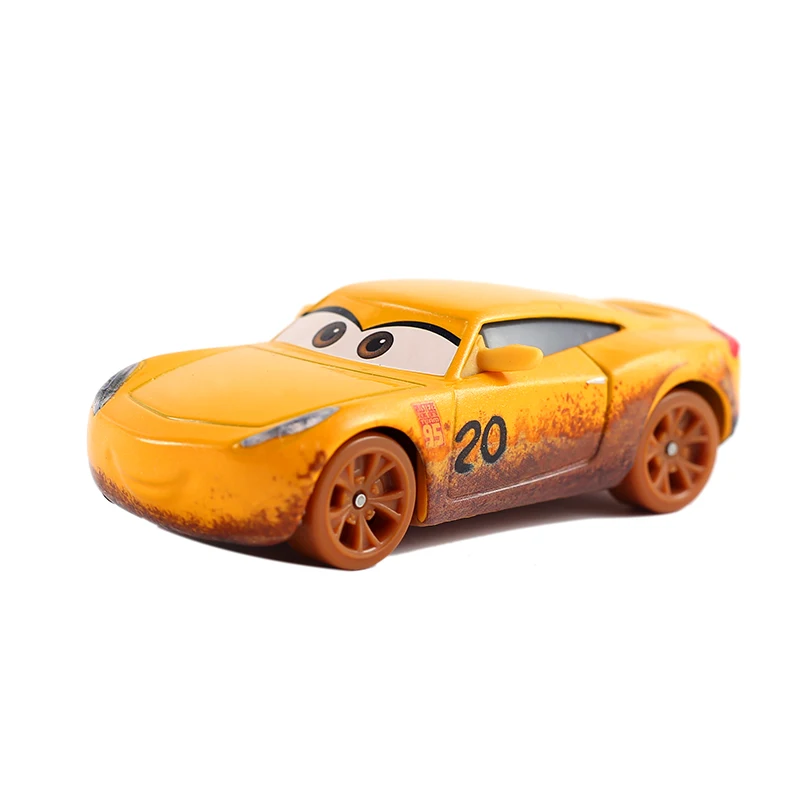 Disney Pixar Cars 3-Modèle réduit de voiture McQueen Jackson Storm Ramirez, en alliage métallique moulé sous pression, échelle 1:55, idéal comme