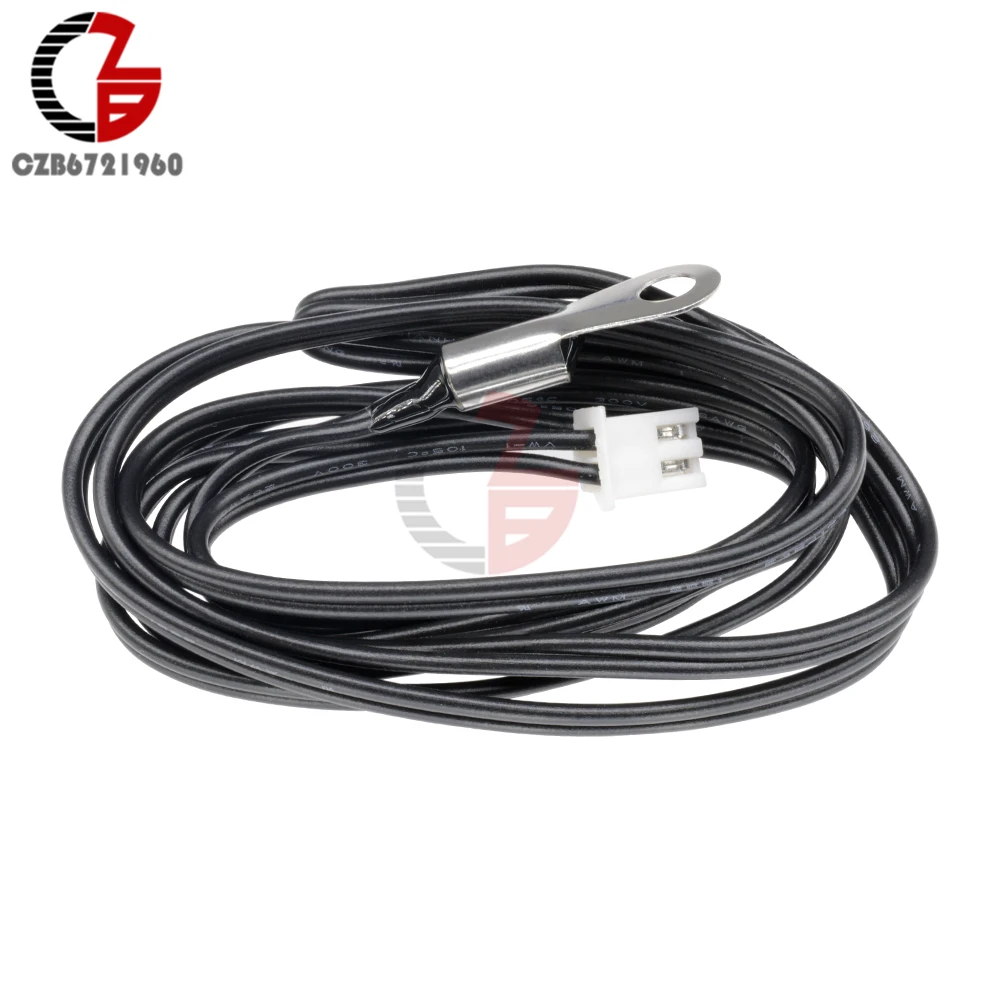 30/50/100/200/300CM 10K 3950 1% NTC Thermistat W1209 Temperature Sensor Waterproof Thermal for STC-1000 Thermostat Thermometer