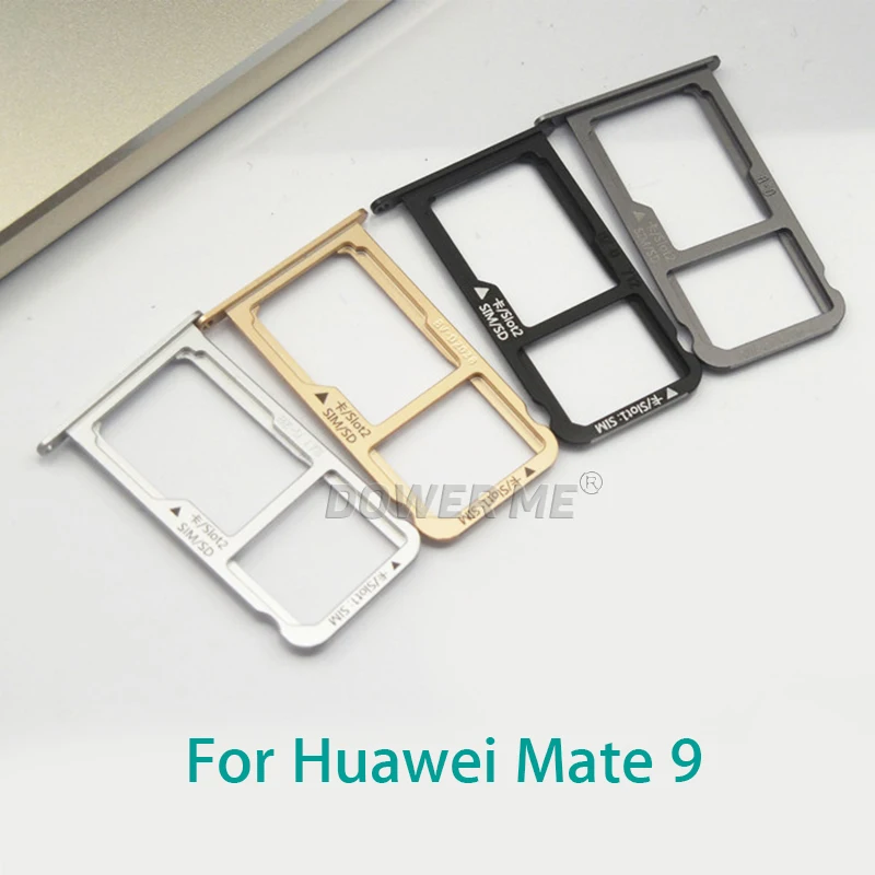 Dower Me – plateau de carte Sim Nano + adaptateur de support de carte Micro SD pour Huawei Mate 9 de remplacement