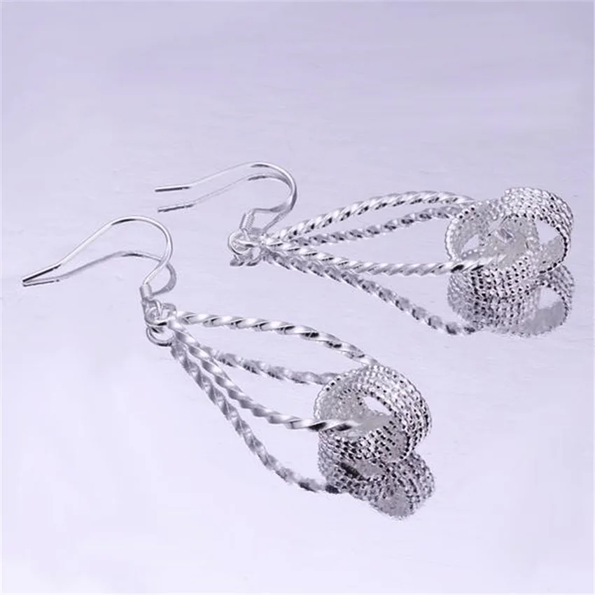 Special explosion models free shipping  silver color  jewelry factory wholesale fashion elegant women  earrings