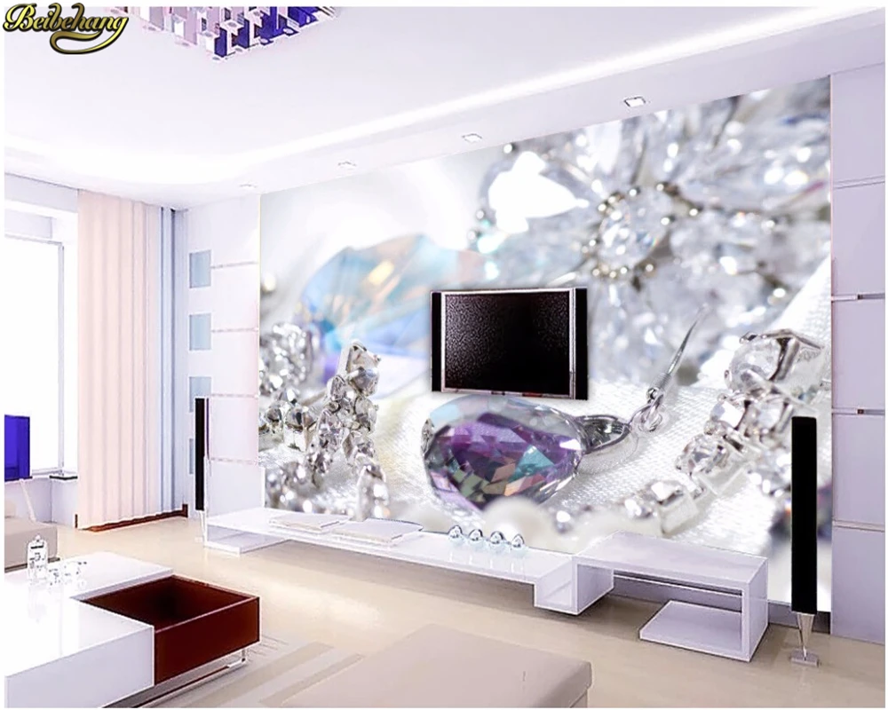 

beibehang murals wallpapers home decor Photo background wallpaper Photography silk cloth Diamond art painting Hotel bathroom