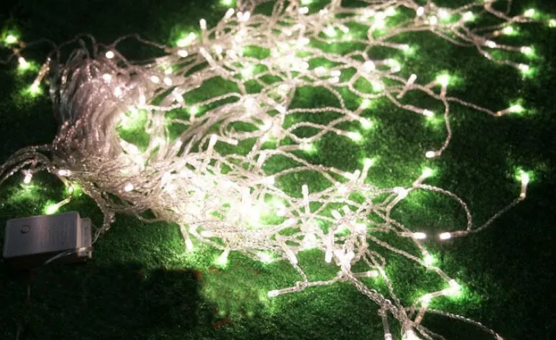 6MX1M/9MX1M/12MX1M/15MX1M Curtain Christmas Tree Icicle String Lights Fairy Lights Party Decoration