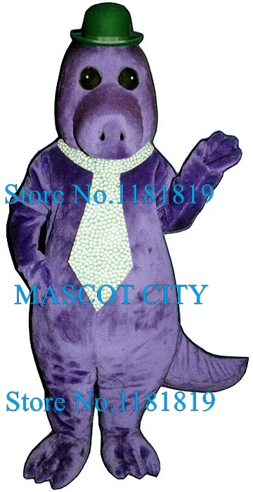 

Purple Dagon Dinosaur Mascot Costume Adult Dinosaur Dragon Theme Cartoon Anime Cosplay Costumes Mascotte Fancy Dress Kits Suit