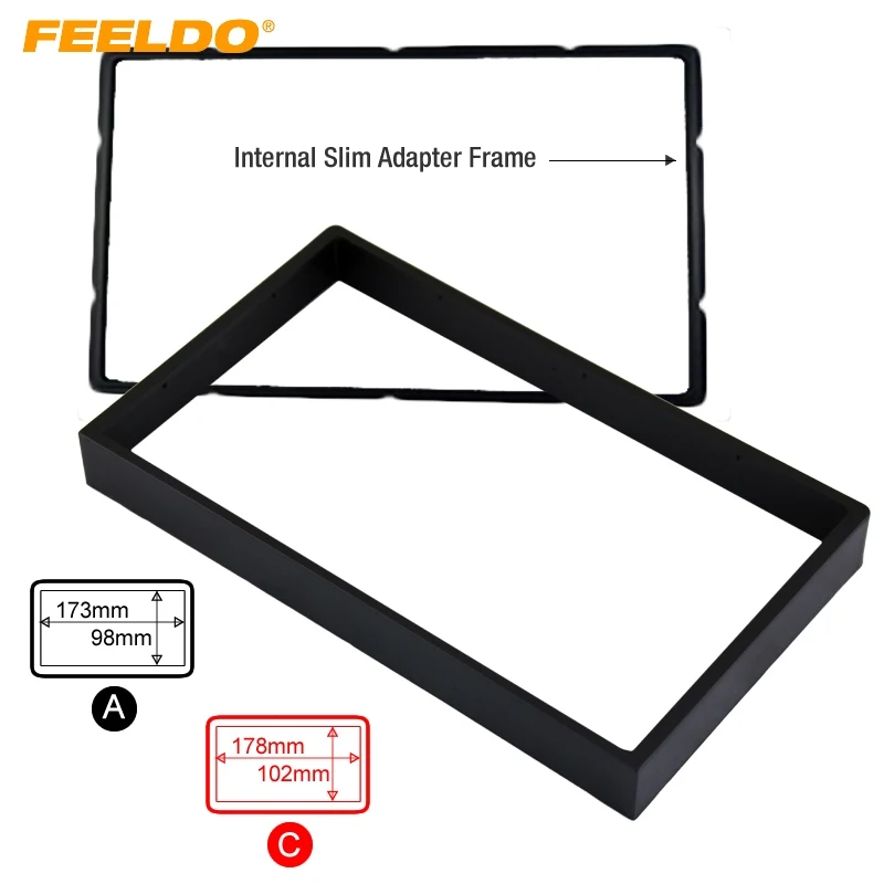 FEELDO Car DVD/CD Radio Stereo Fascia Panel Frame Adapter Fitting Kit For Excelle/Lacetti/Aveo/Forenza/Viva #HQ1601