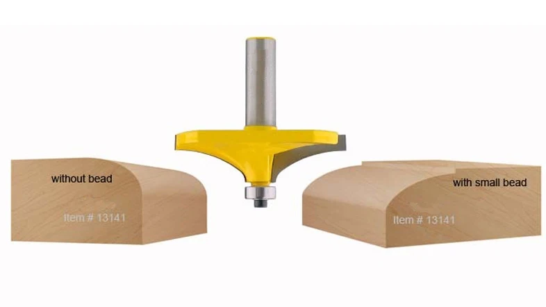 1Pc Thumbnail Table Edge Router Bit - Large 1/2" Shank Line knife Woodworking cutter Tenon Cutter for Woodworking Tools
