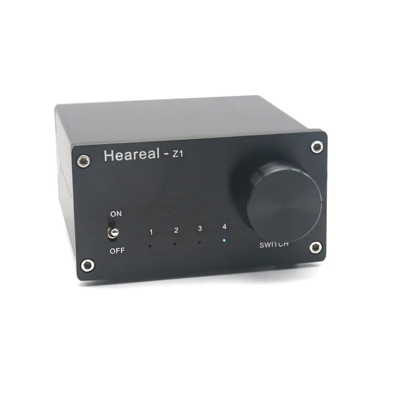 4 ingresso 1 Uscita/1 Ingresso 4 Uscita A due vie Audio Signal Switcher Interruttore Splitter Amplificatore/Altoparlante audio Selettore Splitter Box