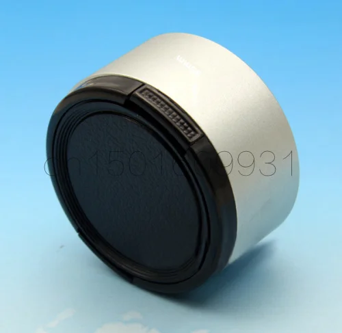 Emolux Màu Đen Bạc 35 mét Kim Loại Lens Hood cho 35 mét f1.7 50 mét f1.4 CCTV + Ống Kính 46 mét nắp ống kính