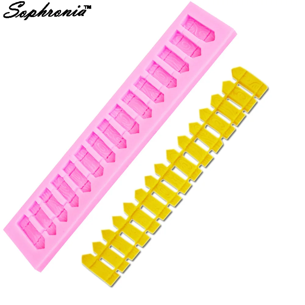 

10PCS/SET 3D M112 DIY Fence Silicone Mold Fondant Cake Baking Tools Silicone Moulds Pastry Sugercraft Cake Decorating Tools